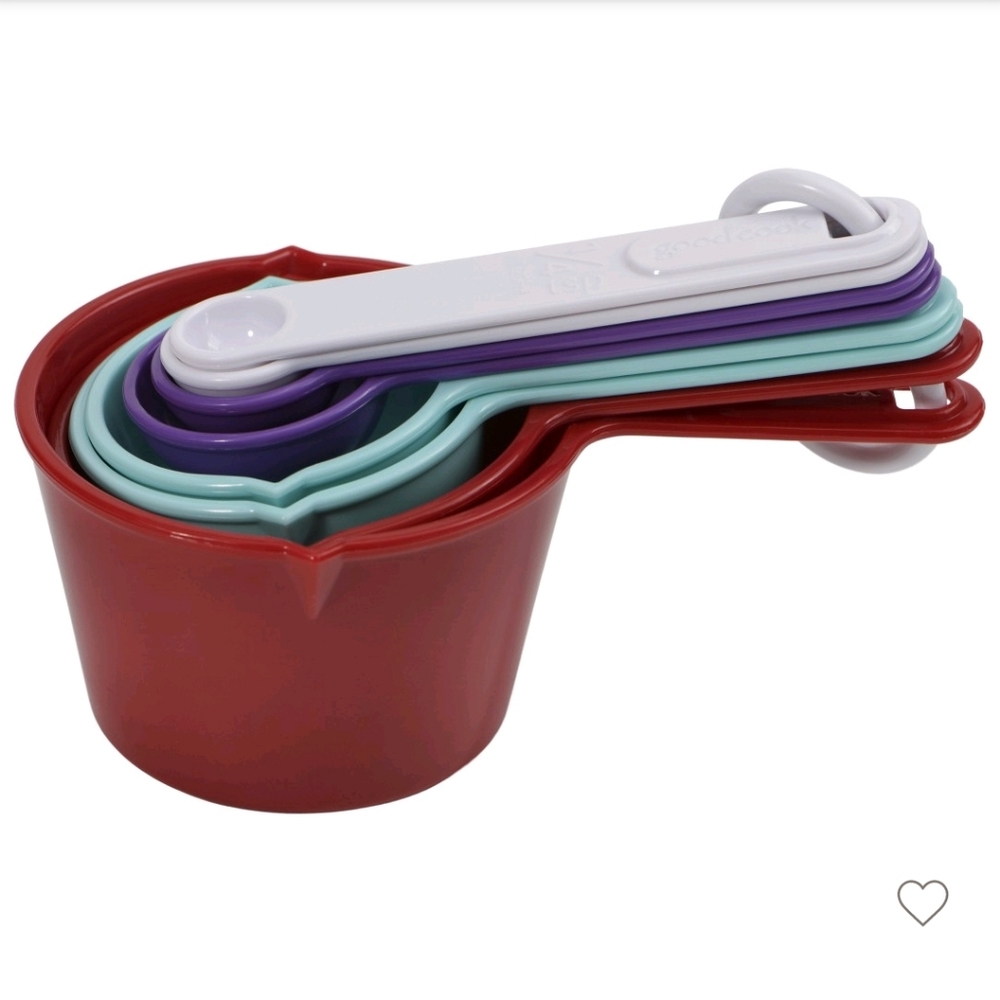 GoodCook Ready 8pc Measuring Cups & Spoon Set And GoodCook Collapsible F… - Picture 3 of 13